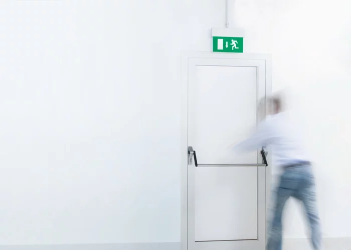 panicLock Tür als Fluchtweg