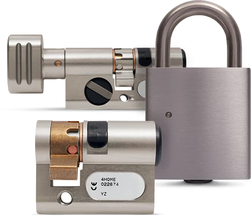 blueSmart Knaufzylinder Vorhaengeschloss Halbzylinder